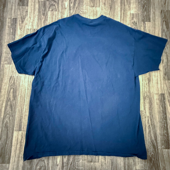 Fruit of the Loom USA Eagle T-Shirt 3XL Navy HD Cotton Patriotic Graphic - Picture 2 of 5